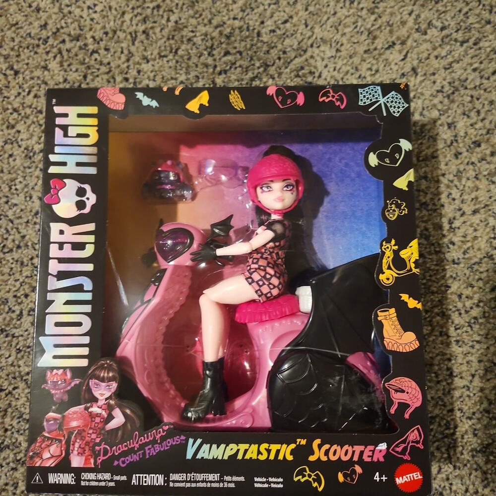 Monster High Dracula Scooter Doll
